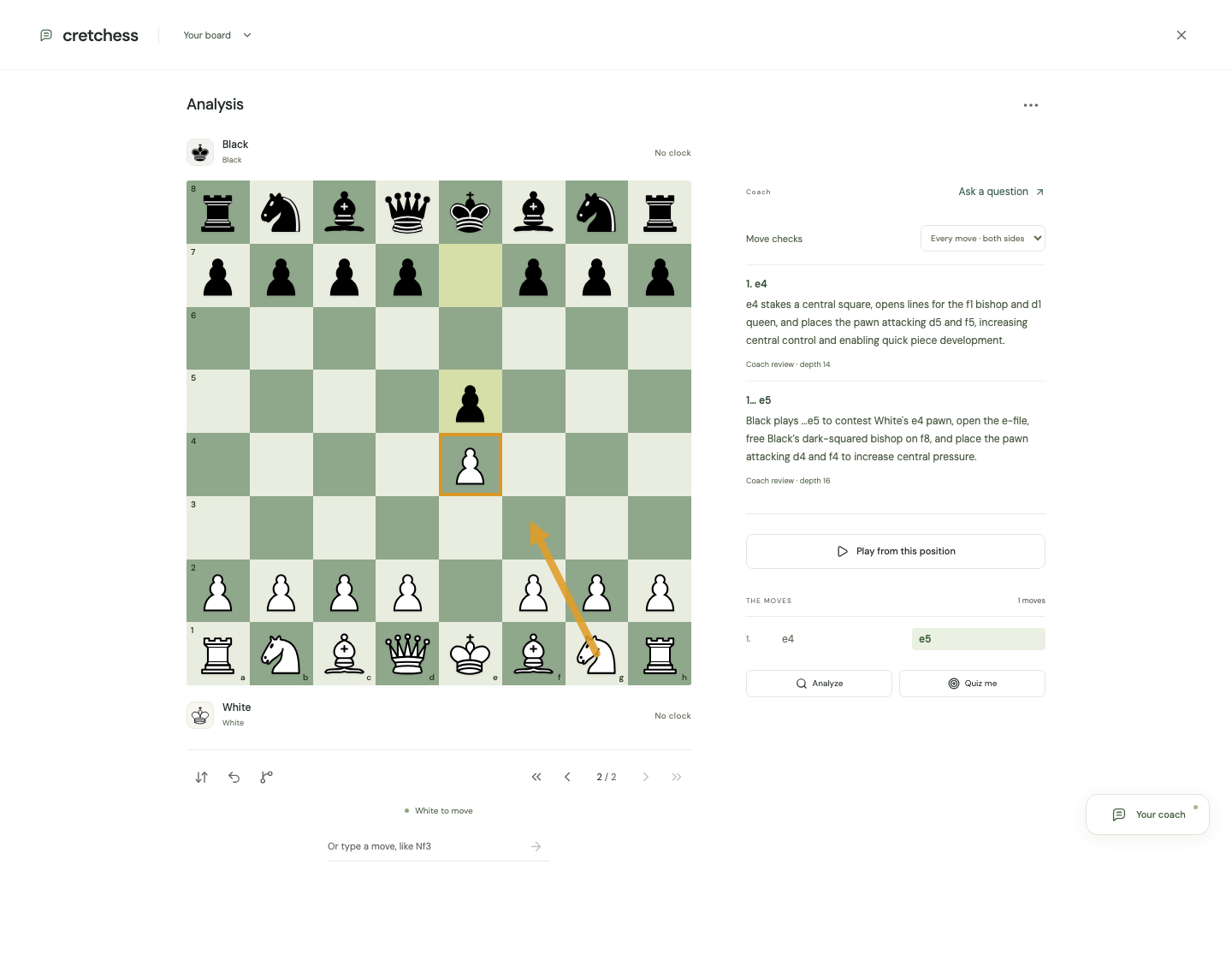 Cretchess workspace preview